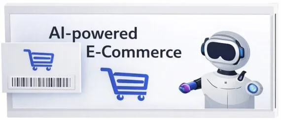 来自 Stord 报告的图片，显示"AI-powered E-Commerce"