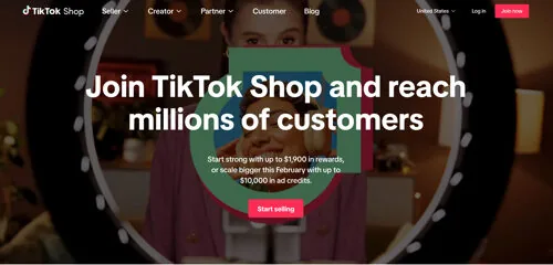 TikTok Shop 首页
