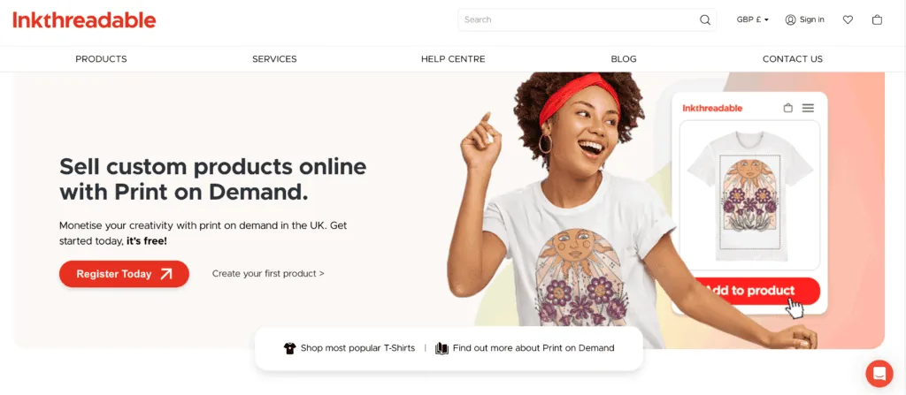 Inkthreadable homepage