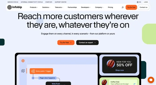 Infobip 首页