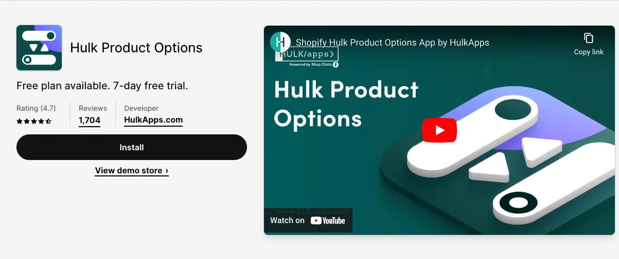 Shopify - Hulk PO