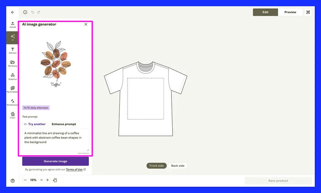 printify ai image generator