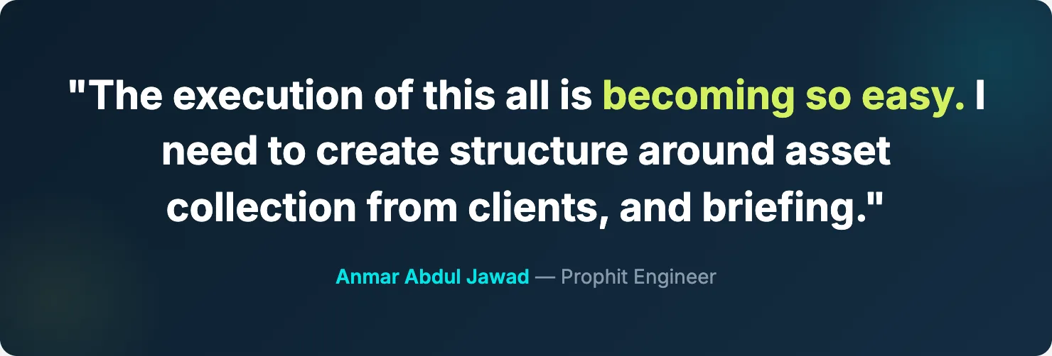 Anmar Abdul Jawad引言——所有这些执行正变得如此简单