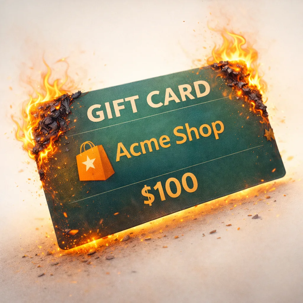 你的Shopify礼品卡收入可能有问题